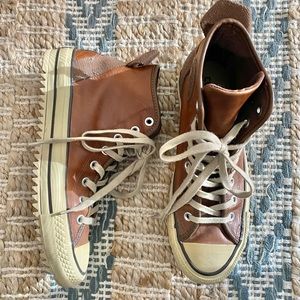 Converse Leather high tops - Rare!
